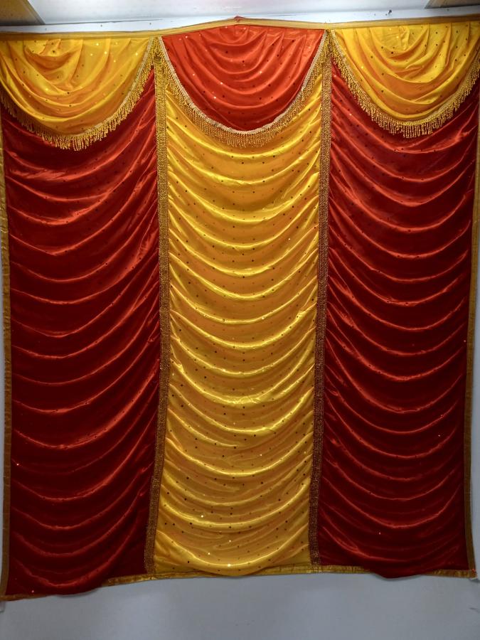 Indian Backdrop Cloth For Festival & Pooja Decor/Wedding & Party Events